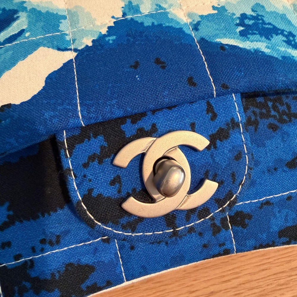 SOLD Chanel Vintage Surfline Flap Bag - Picture 7 of 15